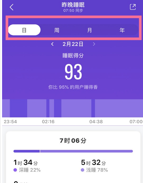 小米手环6怎么看睡眠?小米手环6睡眠情况步骤截图