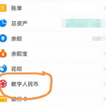 为什么最新版支付宝不显示数字人民币。