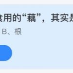 2021年7月16日蚂蚁庄园今日课堂答题。