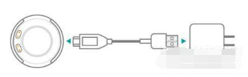 荣耀手表2如何充电。
