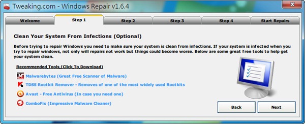 windows repair的详细使用操作讲解截图