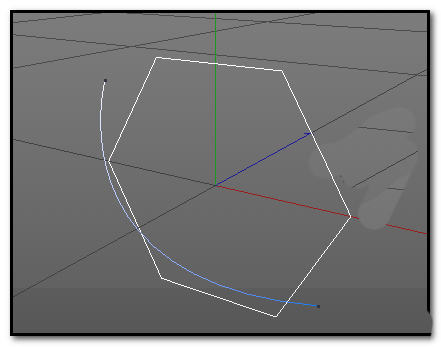 C4D创建扭曲管模型的操作过程截图