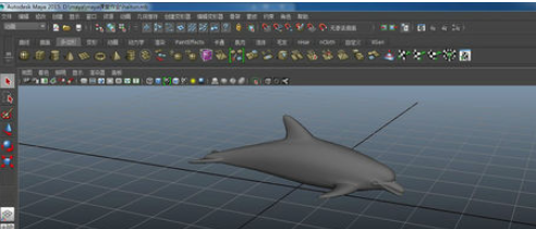 maya制作运动海豚的图文操作截图