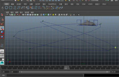 maya制作运动海豚的图文操作截图