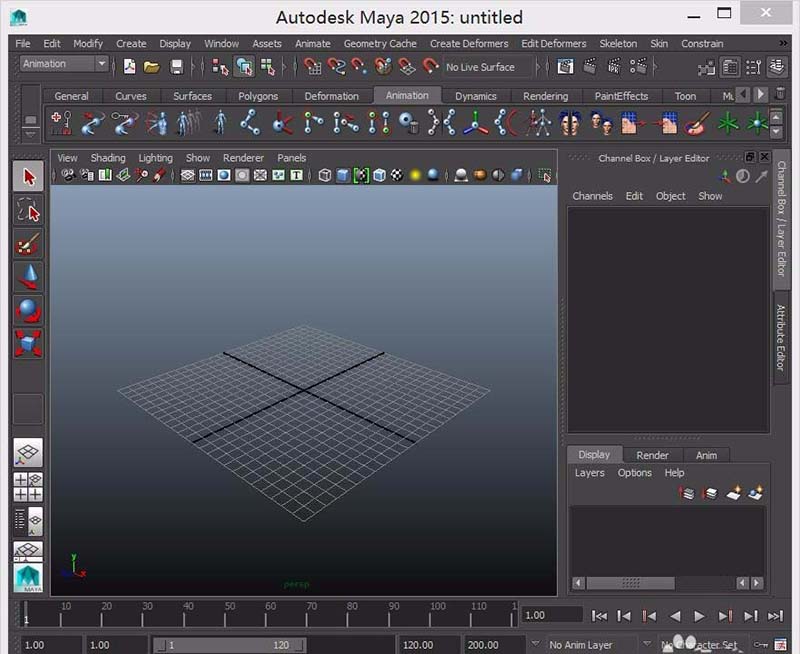 maya创建花草模型的图文操作截图