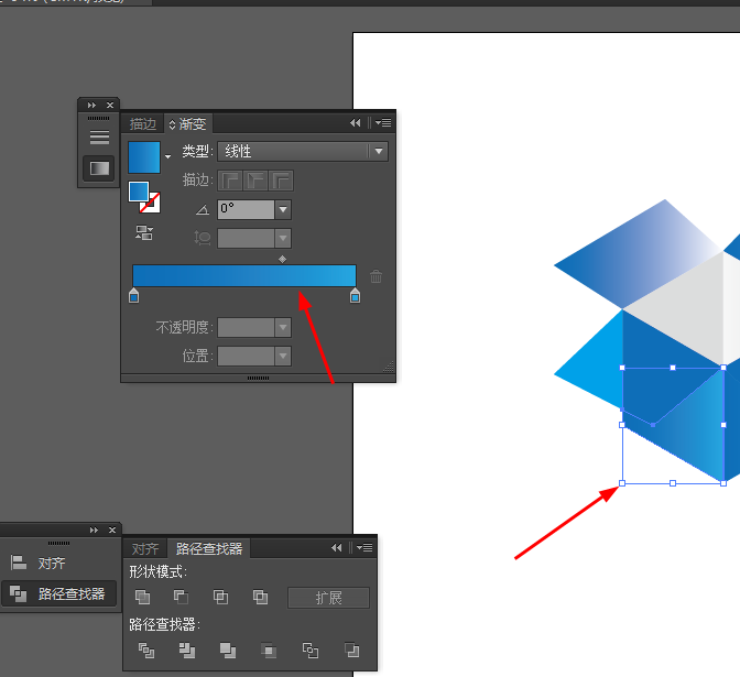 Ai制作立体盒子图标的操作流程截图