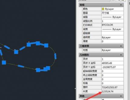 CAD算出不规则图形周长的详细操作截图