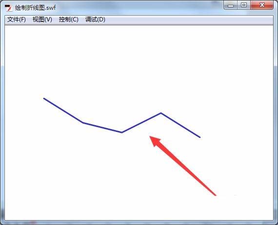 Flash制作折线图的详细操作截图