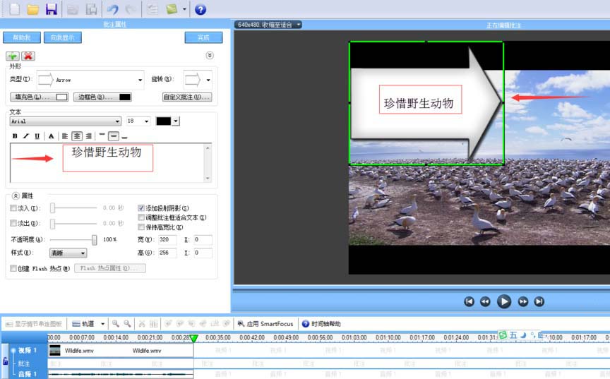 camtasia studio给视频加文字批注的图文操作截图