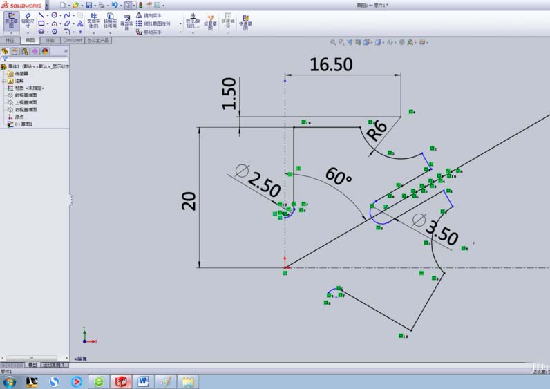 SolidWorks打造外棘轮的操作流程截图