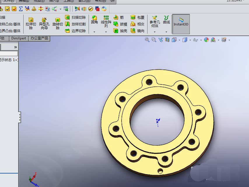 solidworks制作剖视图的详细操作截图