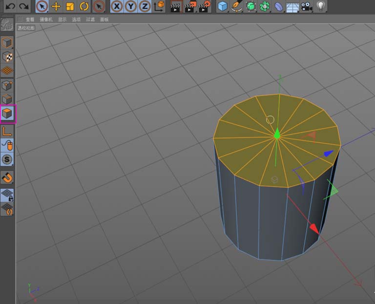 C4D建模杯子的图文操作过程截图