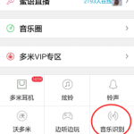 多米音乐app识别歌曲功能的操作技巧