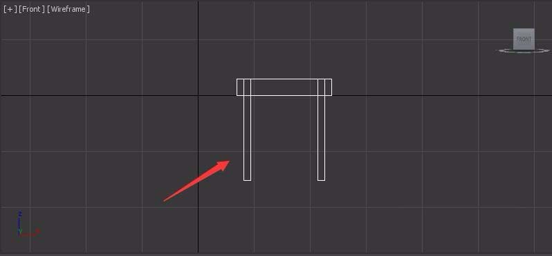 3dsmax创建四角小板凳模型的详细操作截图