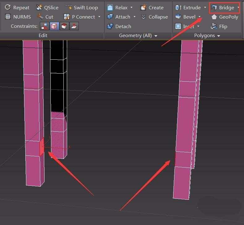 3dsmax创建四角小板凳模型的详细操作截图