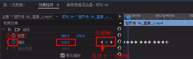 premiere为视频添加震动效果的详细操作步骤截图