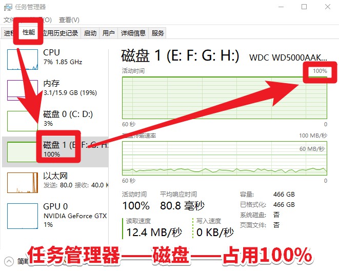 win10磁盘占用100% 原因到底在哪里