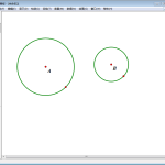 小编分享如何利用几何画板画两圆的公切线。