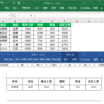 小编分享Word如何制作员工工资条。