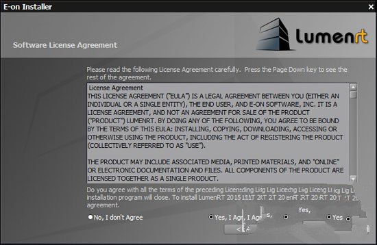 LumenRT Studio 2015安装操作流程讲述截图