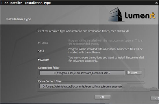 LumenRT Studio 2015安装操作流程讲述截图
