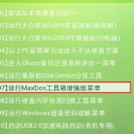 小编分享MaxDos工具箱如何实现一键分区。