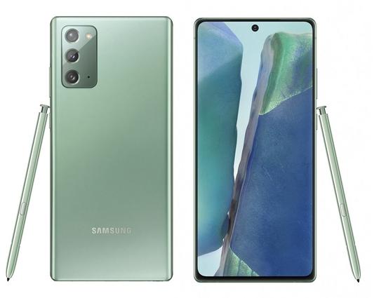 分享三星将在韩国为Galaxy Note 20推出绿色版本。