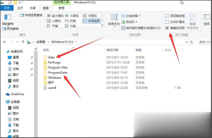 Win10如何显示隐藏文件？Win10显示隐藏文件的方法(5)