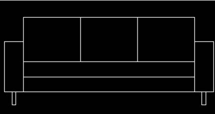 cad绘画沙发立体图的相关操作方法截图
