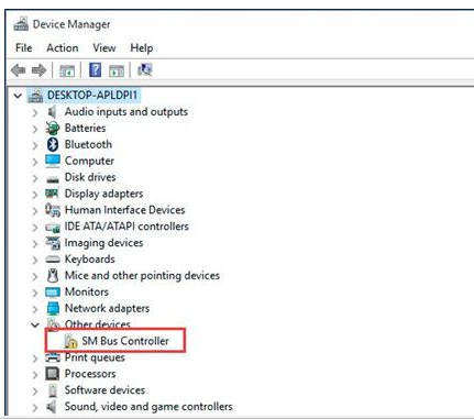 win10无法识别SM总线控制器怎么处理