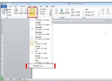 Word2010调整页面的详细操作步骤截图