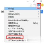 Win10系统Internet选项在哪里。