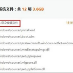 Win10系统C盘中的esd文件是什么。