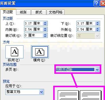 word2003页面设置的使用教程截图