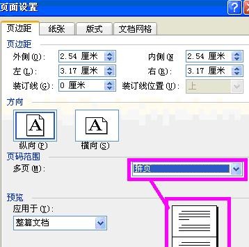 word2003页面设置的使用教程截图