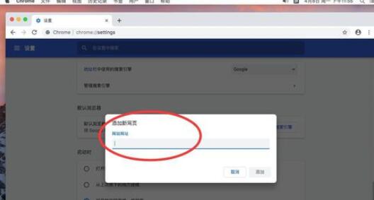 谷歌浏览器Mac版设置主页首页的具体操作截图