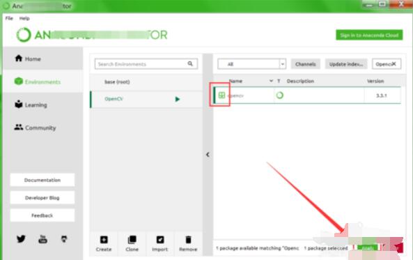 Anaconda安装OpenCV的详细步骤截图
