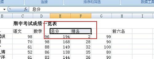 Excel 2015给数据进行排序的具体方法截图