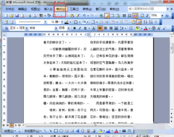 word2003文档添加水印的方法介绍截图