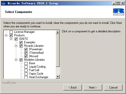 Ricardo IGNITE 2018安装的详细操作教程截图