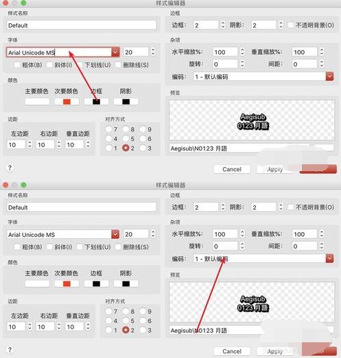 Aegisub中字幕乱码问题的处理办法截图