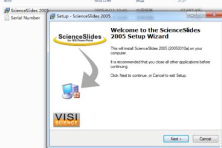 ScienceSlides软件安装方法截图