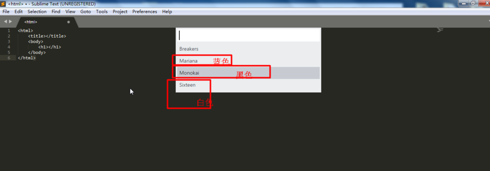 SublimeText设置背景颜色的具体操作教程截图