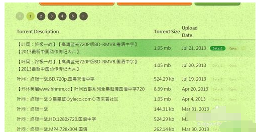 torrentkitty找电影下载地址的使用方法截图