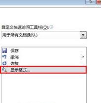 Word 2010设置显示格式的相关操作截图