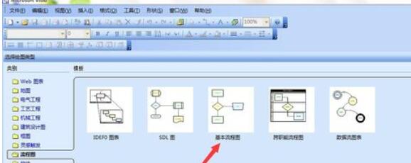 microsoft office visio 2003流程图绘画详细教学截图