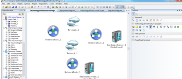 Power Designer创建网络图的具体操作方法截图