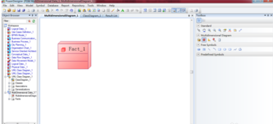 Power Designer设计多维数据模型的方法步骤截图