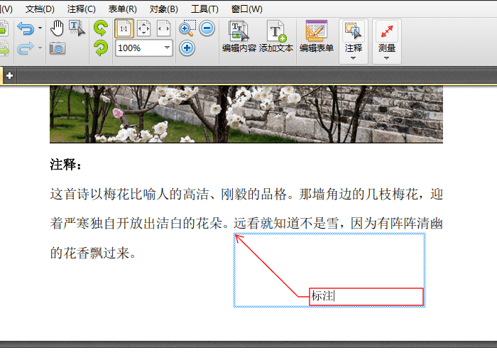 迅捷pdf编辑器中pdf文件添加标注的具体方法截图