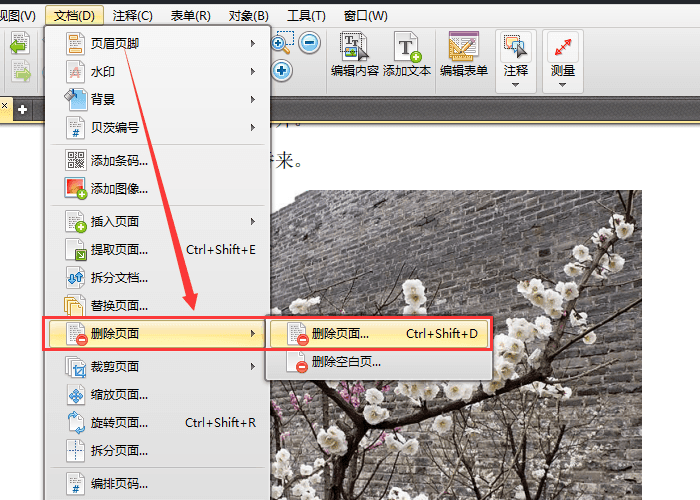 迅捷pdf编辑器删除与替换页面的具体步骤截图